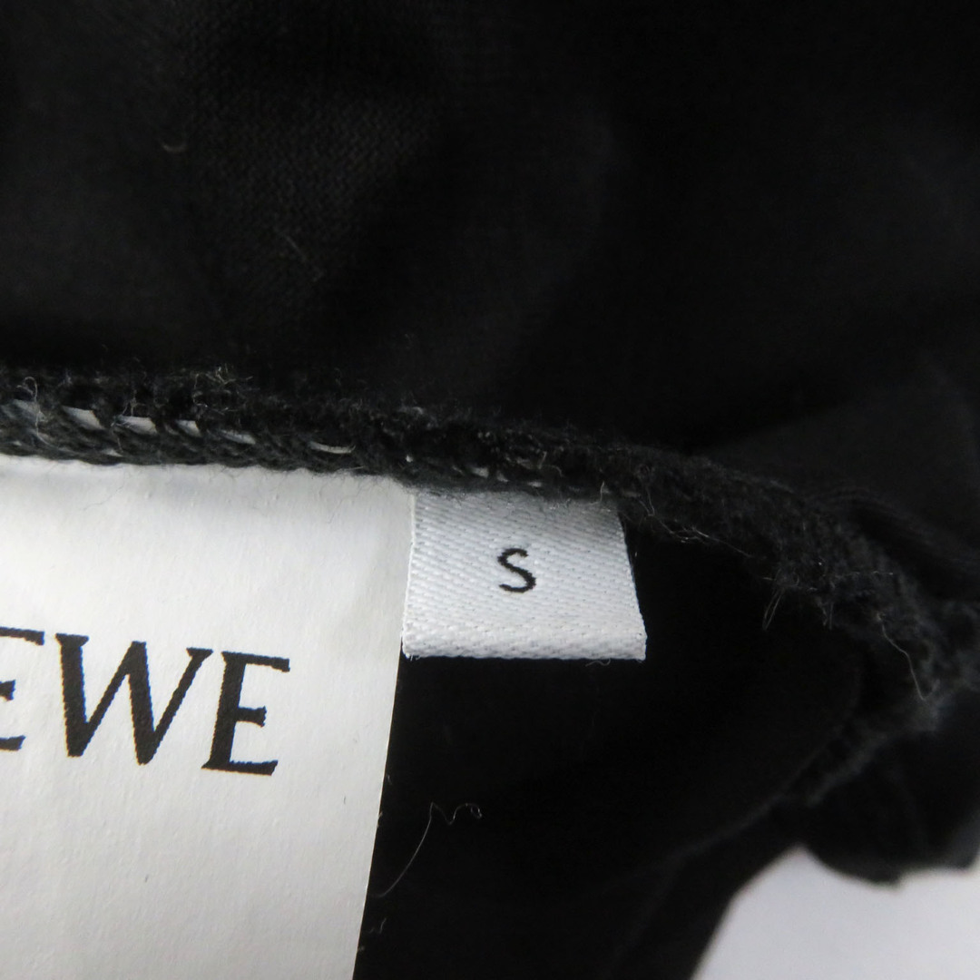 LOEWE(ロエベ)の極美品★LOEWE ロエベ S359341XA4 コットン100％ アナグラム刺繍 オーバーサイス カットソー/半袖Ｔシャツ ブラック S 正規品 レディース レディースのトップス(Tシャツ(半袖/袖なし))の商品写真