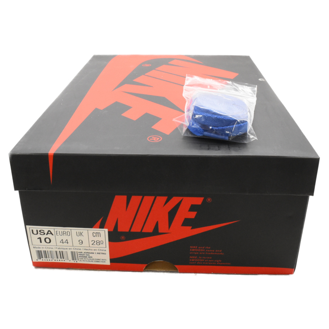 NIKE(ナイキ)のNIKE ナイキ エアジョーダン1 ハイ ユニバーシティーブルー ハイカットスニーカー ブルー/ホワイト US10.5/28.5cm 555088-134 メンズの靴/シューズ(スニーカー)の商品写真