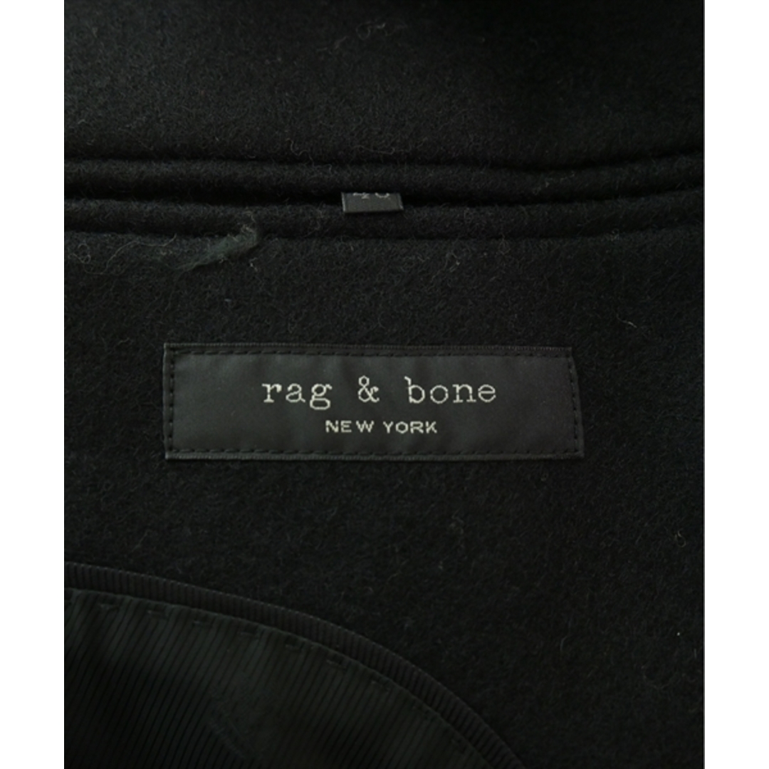 Rag & Bone(ラグアンドボーン)のrag & bone ラグアンドボーン チェスターコート 40(M位) 黒 【古着】【中古】 レディースのジャケット/アウター(チェスターコート)の商品写真