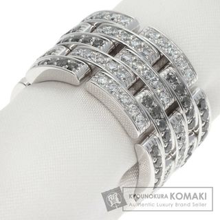 カルティエ(Cartier)のCARTIER パンテール ソバージュ ダイヤモンド 5ロウ #56 リング・指輪 K18WG レディース(リング(指輪))