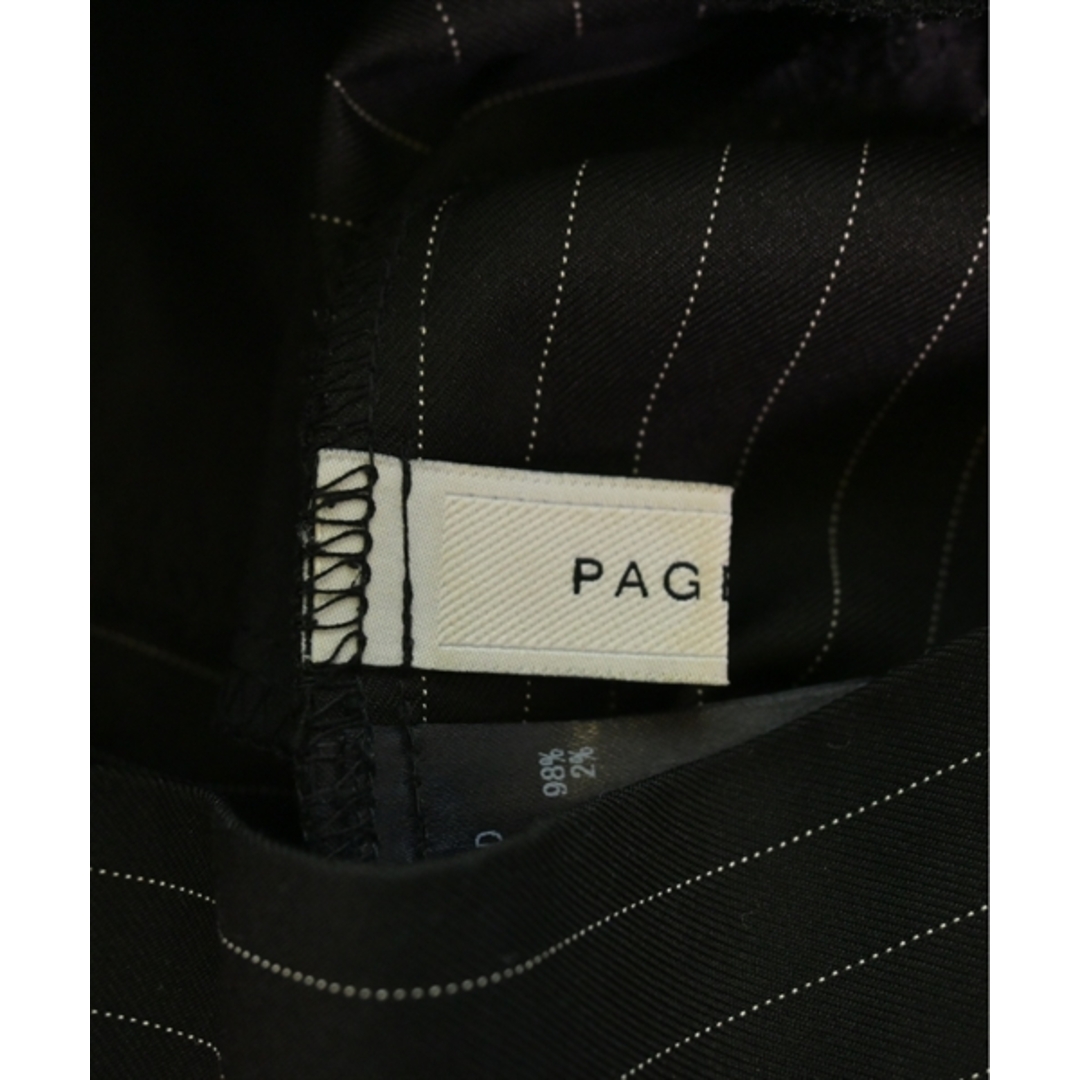 PAGEBOY(ページボーイ)のPAGE BOY ページボーイ パンツ（その他） S 黒x白(ストライプ) 【古着】【中古】 レディースのパンツ(その他)の商品写真