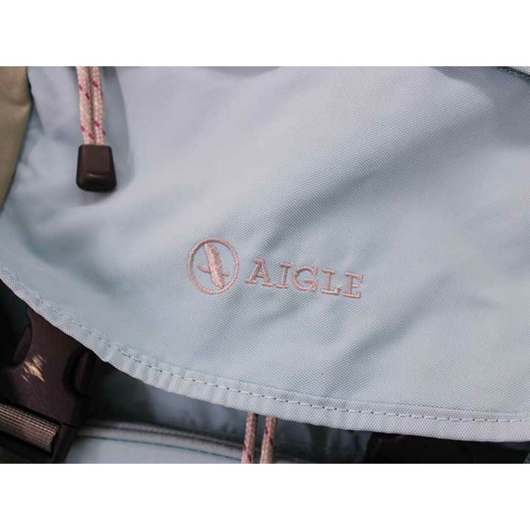 AIGLE(エーグル)の【新入荷!】▽エーグル/AIGLE▽リュック/バックパック/バッグ 水色×グレー アウトドア 遠足 林間学校 宿泊研修 キャンプ【中古】子供 キッズ kids 男の子 春夏秋冬 bagetc 913042 キッズ/ベビー/マタニティのこども用バッグ(リュックサック)の商品写真