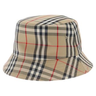 バーバリー(BURBERRY)のBURBERRY バーバリー NOVA CHECK HAT ノバチェック バケットハット 帽子 ブラウン 8026927(ハット)