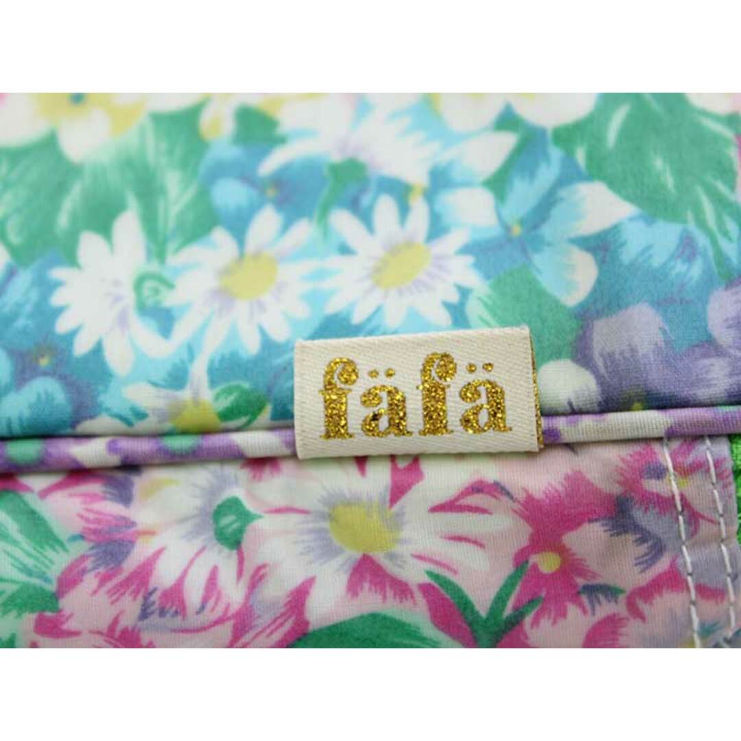 fafa(フェフェ)の【新入荷!】▼フェフェ/fafa▼ メイクポーチ/小物入れ/ポーチ2点セット 黄色×緑＆マルチ×緑 【中古】【ネット限定】 子供 キッズ   女の子  春夏秋冬 bagetc   913042 キッズ/ベビー/マタニティのこども用ファッション小物(その他)の商品写真