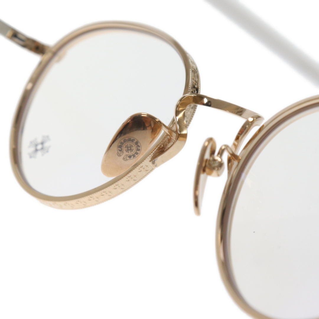 CHROME HEARTS クロムハーツ THICK CHラウンド メタルフレーム CHROME HEARTS クロムハーツ THICK CHラウンド メタルフレーム