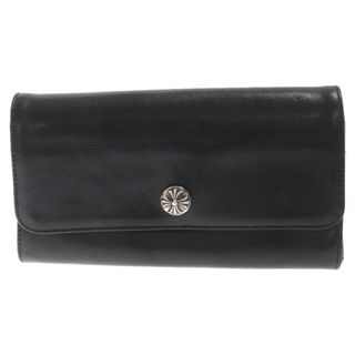 クロムハーツ(Chrome Hearts)のCHROME HEARTS クロムハーツ JUDY ジュディ クロスボールボタンレザーウォレット財布(長財布)