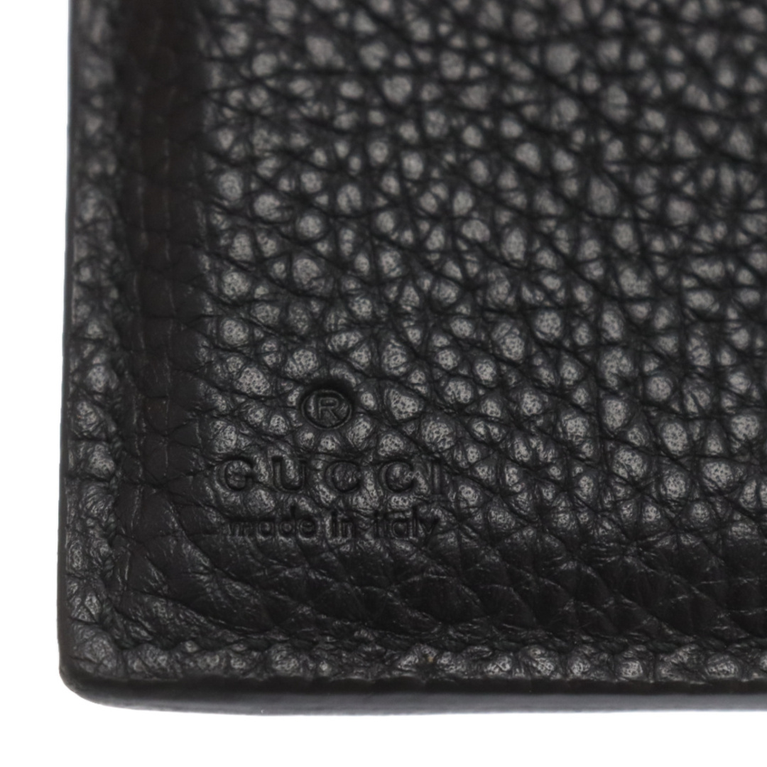 Gucci(グッチ)のGUCCI グッチ ジャンボGG レザー コンパクト コインウォレット 二つ折り財布 ブラック 739479 メンズのファッション小物(折り財布)の商品写真