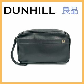 ダンヒル(Dunhill)のダンヒル レザー クラッチバッグ メンズ セカンドバッグ ブラック 黒 ブランド(セカンドバッグ/クラッチバッグ)