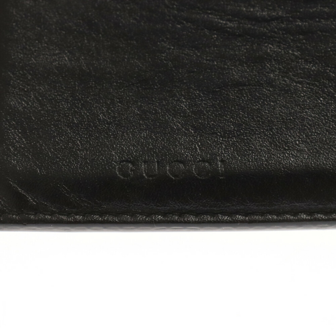 Gucci(グッチ)のGUCCI グッチ レザー コインケース フラグメントケース カードケース ブラック 4317152184 メンズのファッション小物(コインケース/小銭入れ)の商品写真