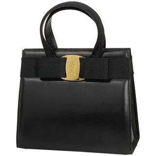 サルヴァトーレフェラガモ(Salvatore Ferragamo)の【ジャンク品】サルヴァトーレフェラガモ ヴァラリボン ハンドバッグ 中古(ハンドバッグ)