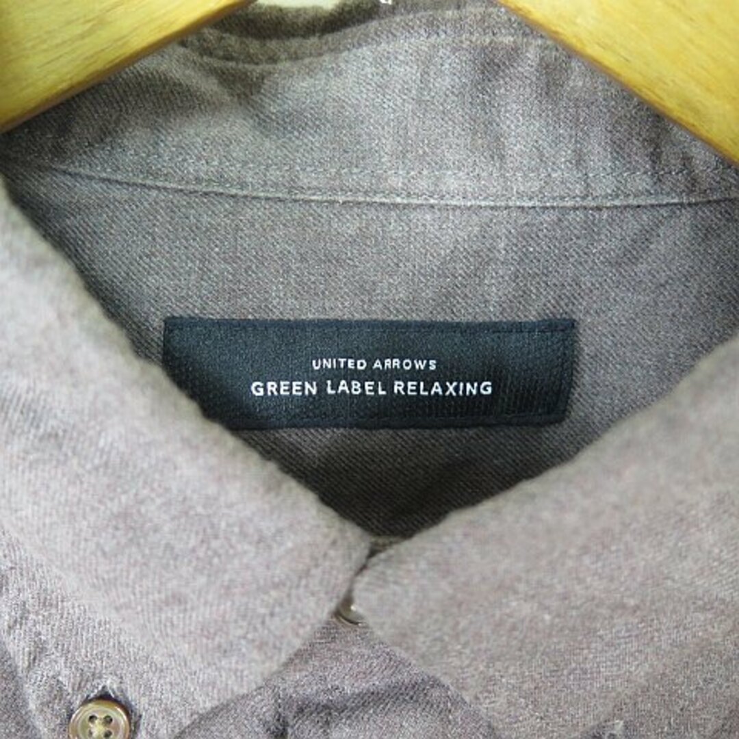 UNITED ARROWS green label relaxing(ユナイテッドアローズグリーンレーベルリラクシング)のgreen label relaxing コットン フランネル BDシャツ M メンズのトップス(シャツ)の商品写真