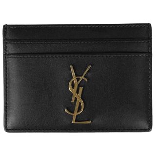 サンローラン(Saint Laurent)のイヴ・サンローラン ロゴ カードケース レディース 【中古】(パスケース/IDカードホルダー)