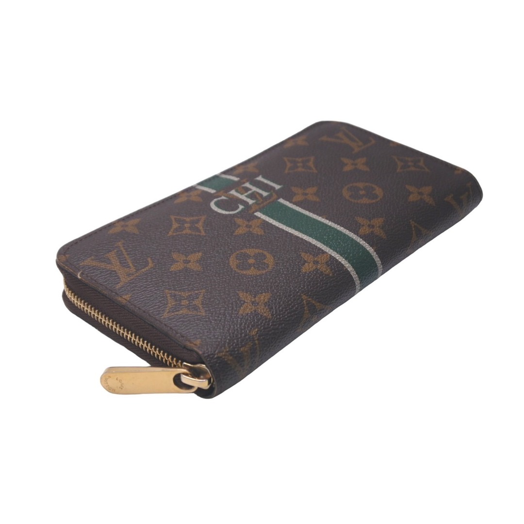 LOUIS VUITTON(ルイヴィトン)のLOUIS VUITTON ルイヴィトン ジッピーウォレット マイLVヘリテージ 長財布 モノグラム イニシャル入り 美品 中古 61468 レディースのファッション小物(財布)の商品写真