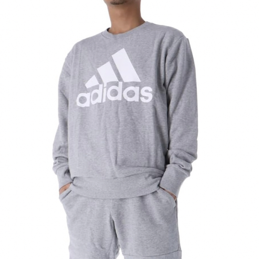 adidas(アディダス)の新品★アディダス★ビッグロゴ スウェット長袖トレーナー ECR07 メンズ メンズのトップス(スウェット)の商品写真