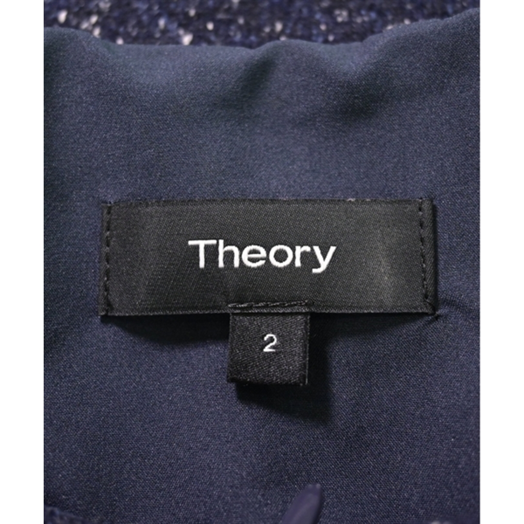 theory(セオリー)のTheory セオリー ワンピース 2(M位) 紺 【古着】【中古】 レディースのワンピース(ひざ丈ワンピース)の商品写真