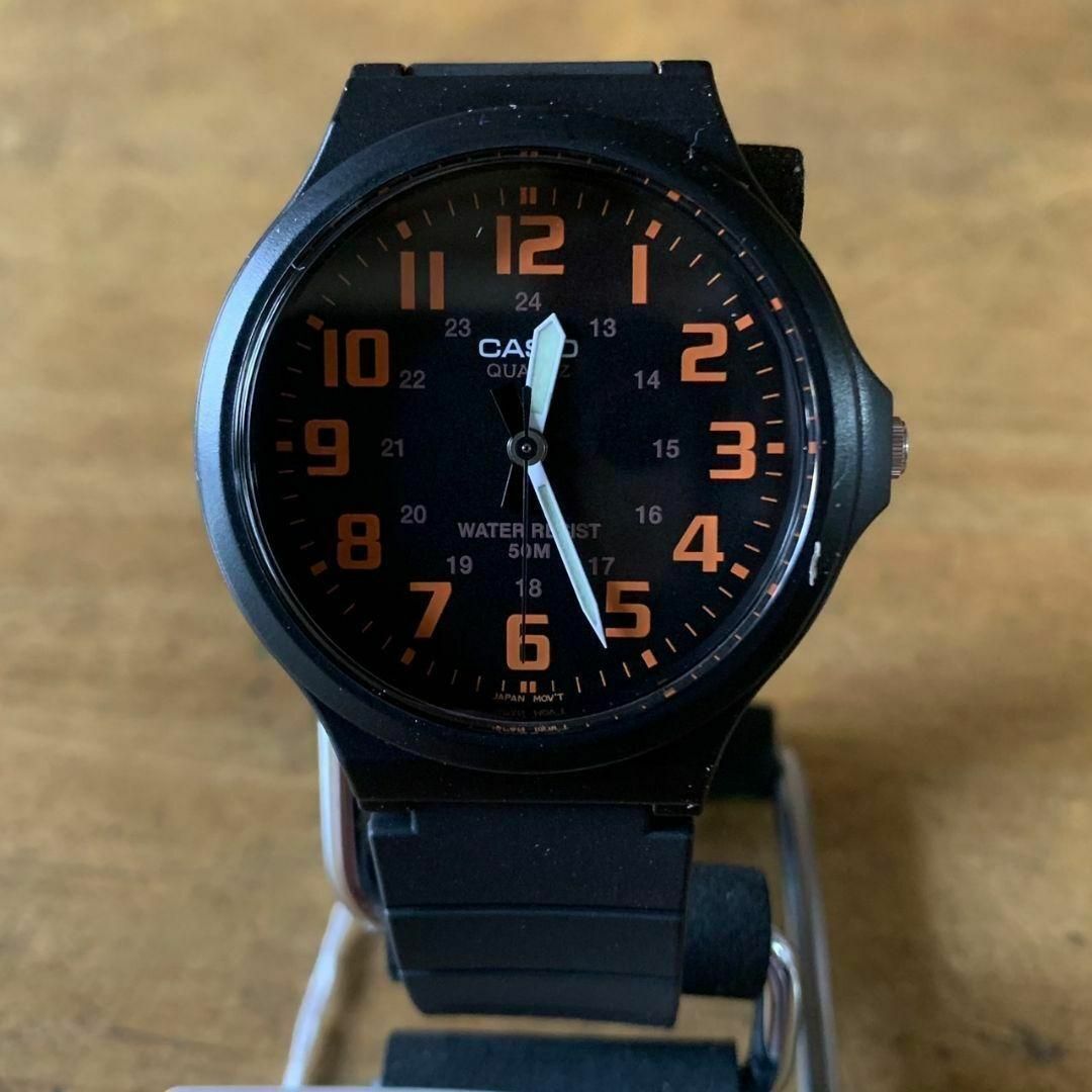 CASIO(カシオ)の【新品】カシオ CASIO クオーツ 腕時計 MW-240-4B オレンジ メンズの時計(腕時計(アナログ))の商品写真