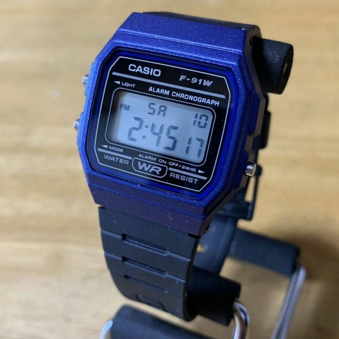 CASIO(カシオ)の【新品】カシオ CASIO クオーツ 腕時計 F-91WM-2A ブラック メンズの時計(腕時計(アナログ))の商品写真