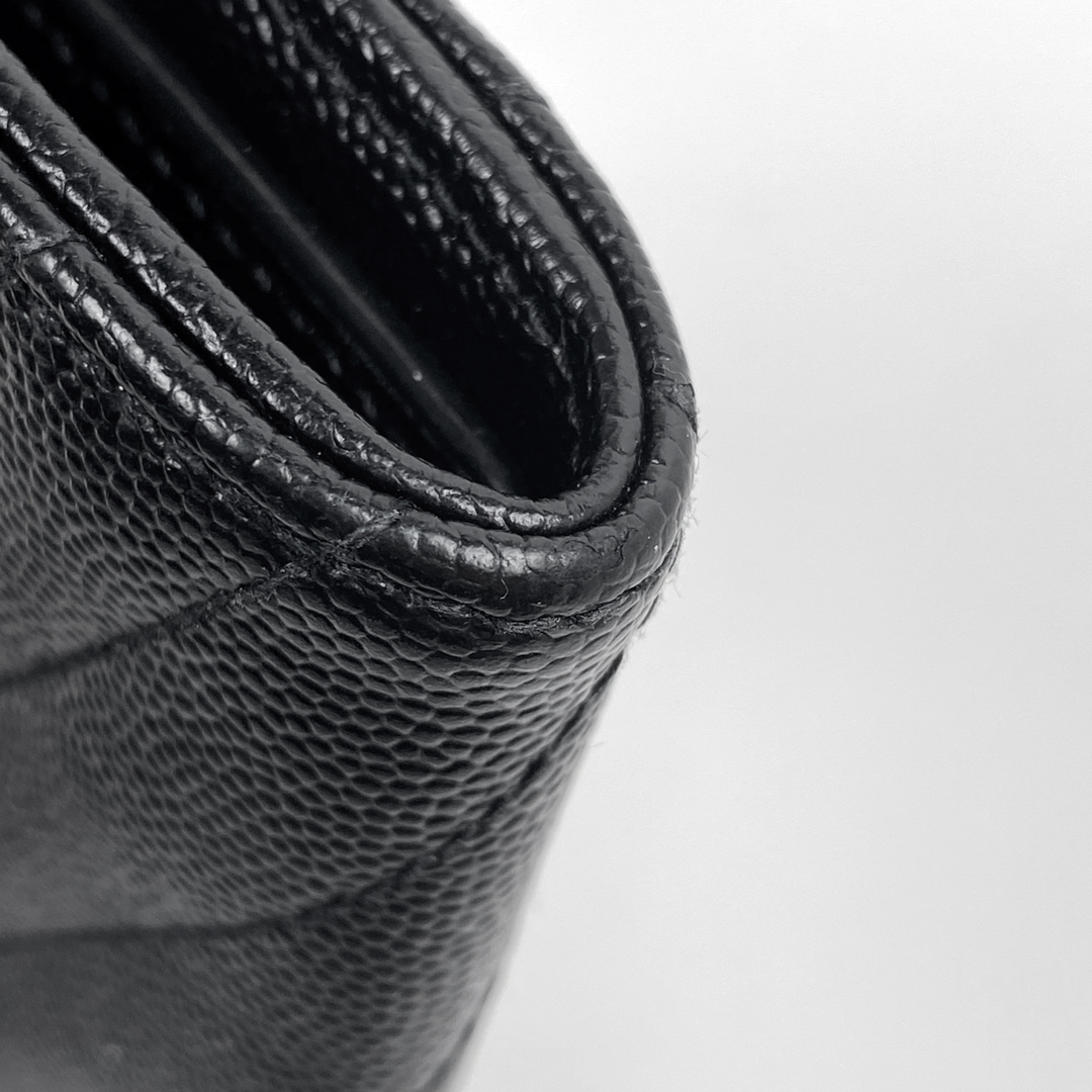 Saint Laurent(サンローラン)のイヴ・サンローラン ロゴ 二つ折り 長財布 レディース 【中古】 レディースのファッション小物(財布)の商品写真
