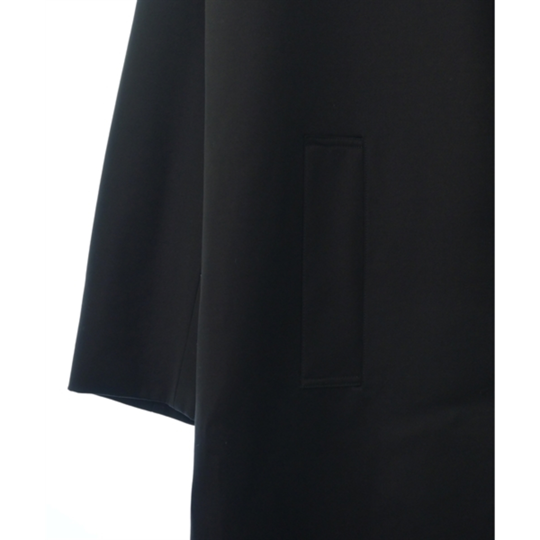 GIVENCHY(ジバンシィ)のGIVENCHY ジバンシー ステンカラーコート 48(L位) 黒 【古着】【中古】 メンズのジャケット/アウター(ステンカラーコート)の商品写真