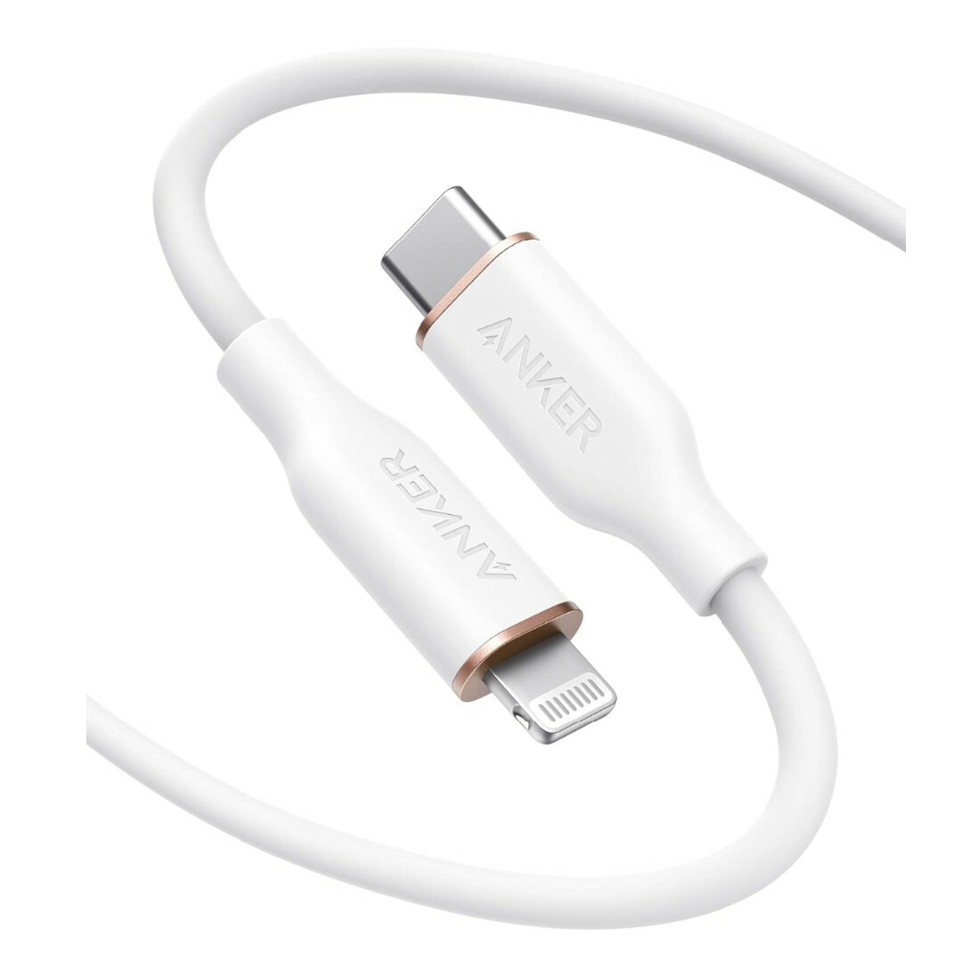 Anker(アンカー)のAnker PowerLine III Flow USB-C &Lightnig スマホ/家電/カメラのスマホアクセサリー(その他)の商品写真