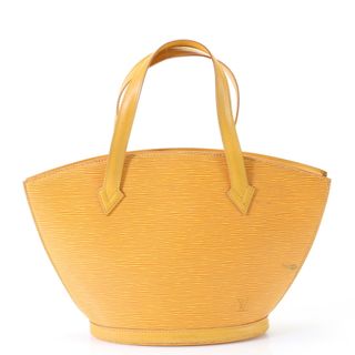 ルイヴィトン(LOUIS VUITTON)の美品 ルイヴィトン サンジャック タッシリイエロー M52279 ハンドバッグ トート トップハンドル 本革 レディース YYM T22-3(ハンドバッグ)