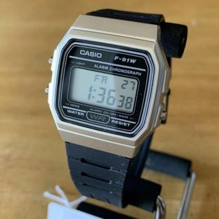 カシオ(CASIO)の【新品】カシオ CASIO クオーツ 腕時計 F-91WM-7A ブラック(腕時計(アナログ))