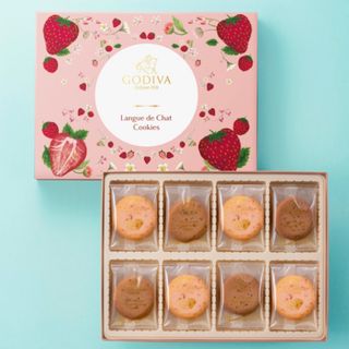 ゴディバ(GODIVA)のGODIVA あまおう苺ラングドシャクッキーアソートメント  30枚(菓子/デザート)