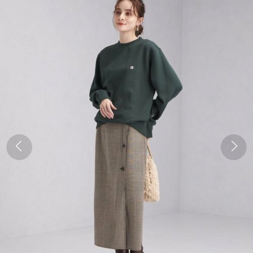 UNITED ARROWS green label relaxing(ユナイテッドアローズグリーンレーベルリラクシング)のgreen lobel relaxing リバーシブル　スカート レディースのスカート(ひざ丈スカート)の商品写真