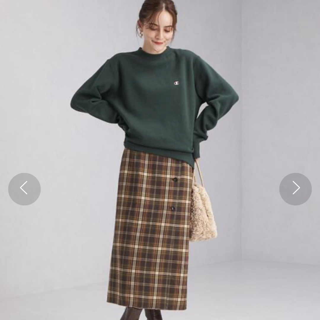 UNITED ARROWS green label relaxing(ユナイテッドアローズグリーンレーベルリラクシング)のgreen lobel relaxing リバーシブル　スカート レディースのスカート(ひざ丈スカート)の商品写真