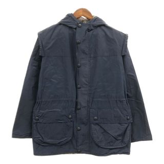 バーブァー(Barbour)のBarbour バブアー DURHAM STOWAWAY ジャケット アウトドア 防水 ネイビー (メンズ M) 中古 古着 Q1813(その他)