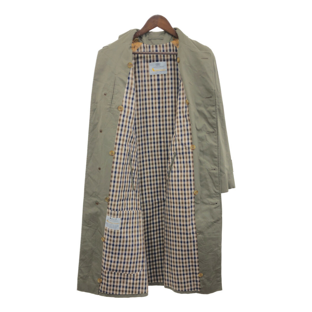 AQUASCUTUM イングランド製 オールド ステンカラーコート S ベージュ