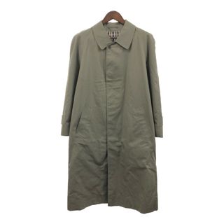 イングランド製 Aquascutum アクアスキュータム ステンカラーコート ベージュ (メンズ L相当) 中古 古着 Q1846(トレンチコート)