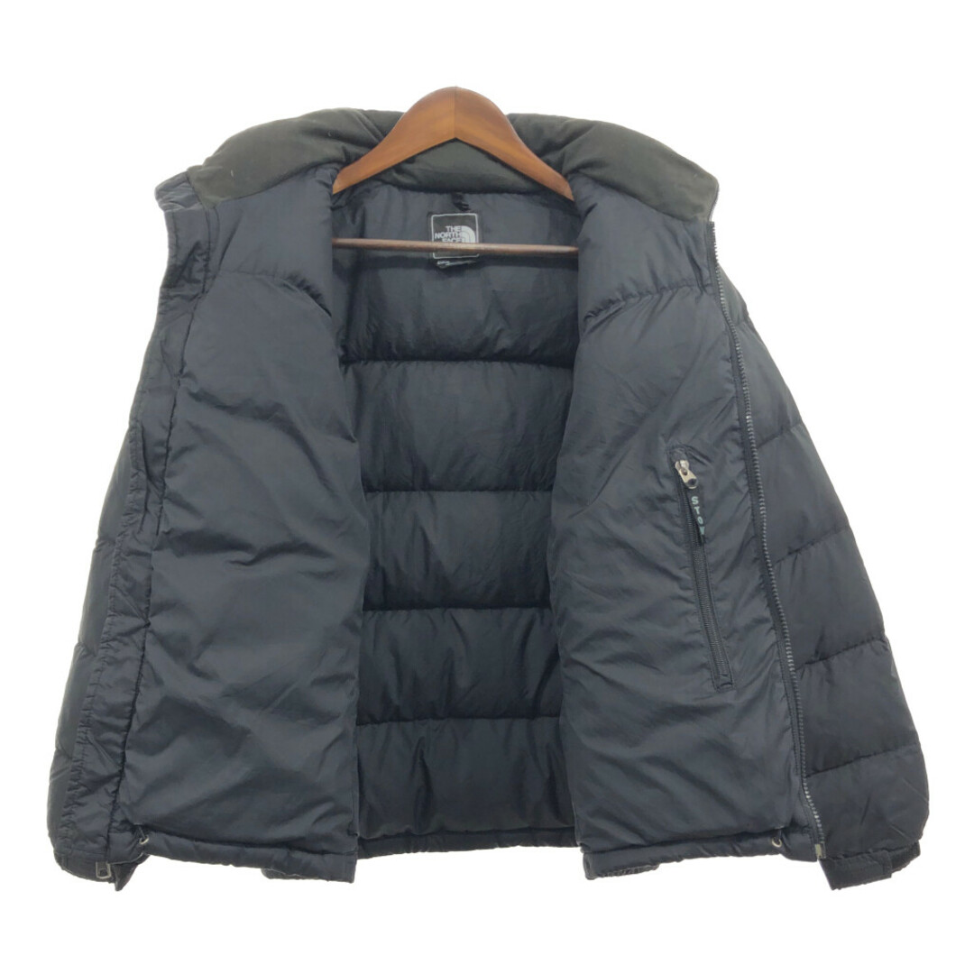 THE NORTH FACE(ザノースフェイス)のTHE NORTH FACE ノースフェイス ダウンジャケット アウトドア 防寒 700フィルパワー ブラック (レディース Ⅿ) 中古 古着 Q1855 レディースのジャケット/アウター(その他)の商品写真