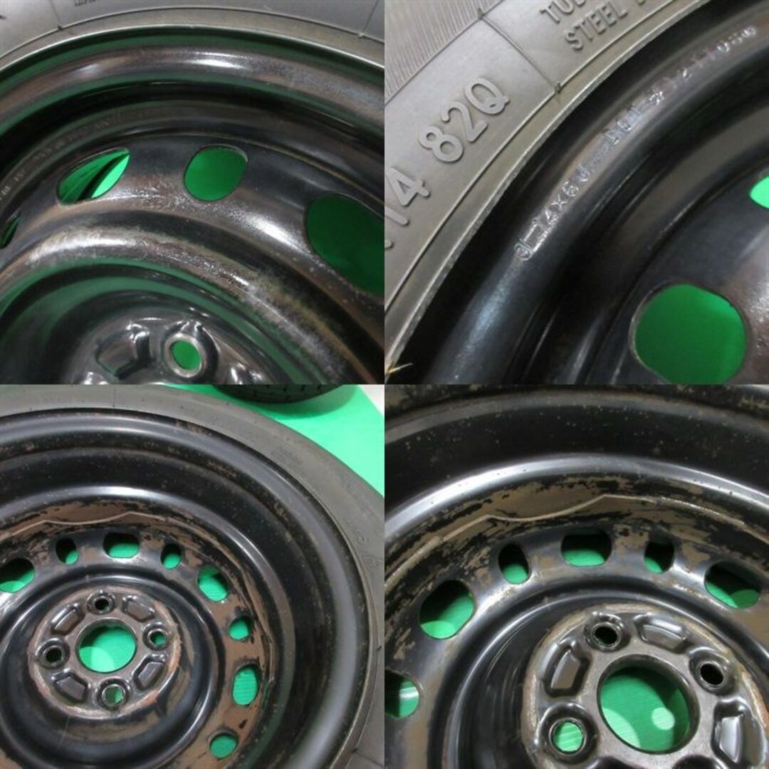 マツダ(マツダ)のデミオ純正 175/65R14 2023年バリ山スタッドレス ベリーサ マツダ 自動車/バイクの自動車(タイヤ・ホイールセット)の商品写真