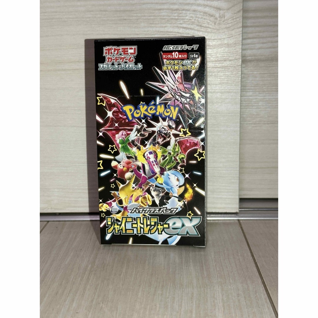 ポケモン(ポケモン)のポケモンカードシャイニートレジャーex1BOX新品未開封シュリンクなし エンタメ/ホビーのトレーディングカード(Box/デッキ/パック)の商品写真