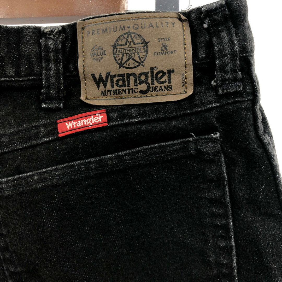 Wrangler(ラングラー)のUSA製 Wrangler ラングラー デニムパンツ アメカジ ブラック (メンズ 34×30) 中古 古着 Q1949 メンズのパンツ(デニム/ジーンズ)の商品写真
