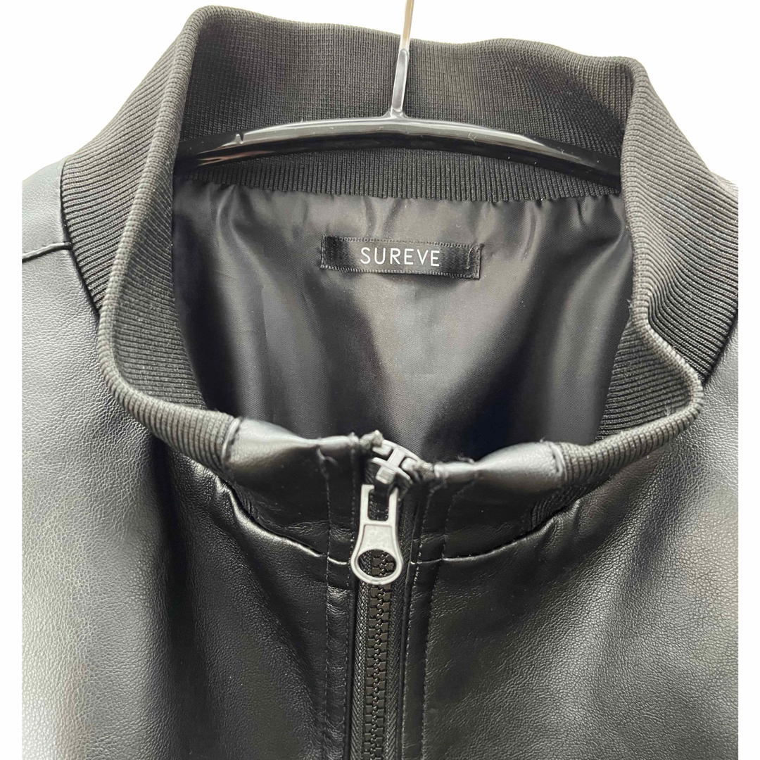 シュリーブ SUREVE フェイクレザージャケット メンズのジャケット/アウター(レザージャケット)の商品写真