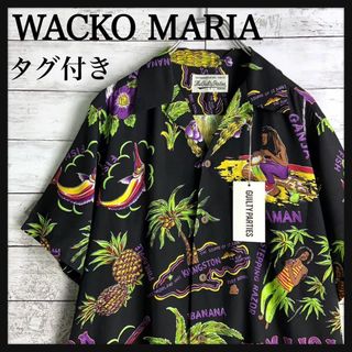 WACKO MARIA - 9022【タグ付き】ワコマリア☆総柄デザイン半袖アロハシャツ　入手困難