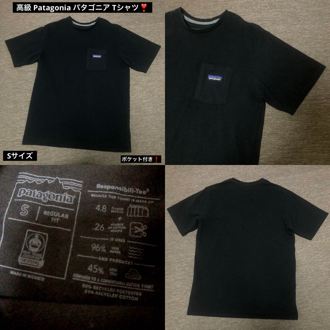 patagonia(パタゴニア)の高級 キャンプ ブランド Patagonia パタゴニア ポケット付き Tシャツ メンズのトップス(Tシャツ/カットソー(半袖/袖なし))の商品写真