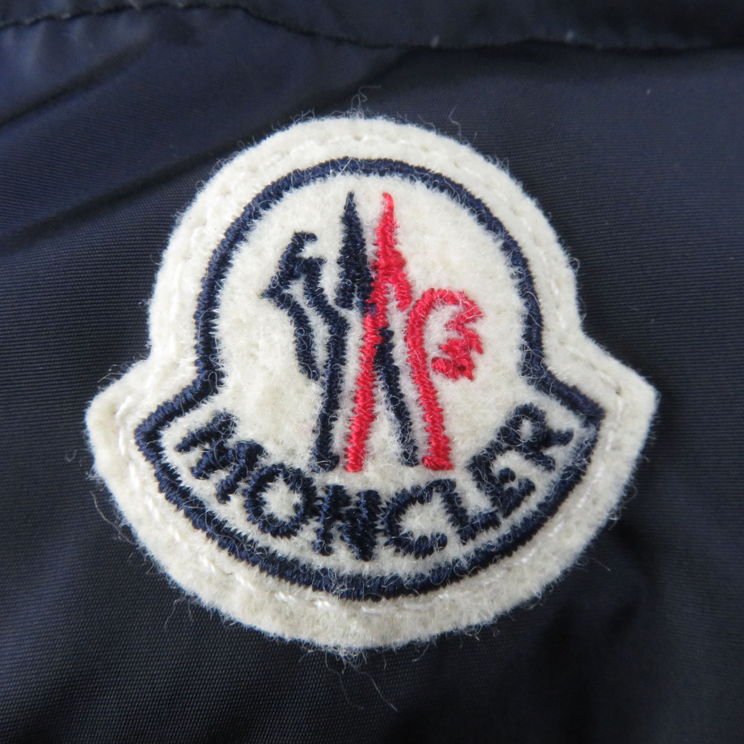 MONCLER(モンクレール)の極美品☆MONCLER モンクレール FLAMMETTE フラメッテ ロゴワッペン・フード付 ダウンコート ネイビー 0 国内正規品 レディース レディースのジャケット/アウター(ダウンコート)の商品写真