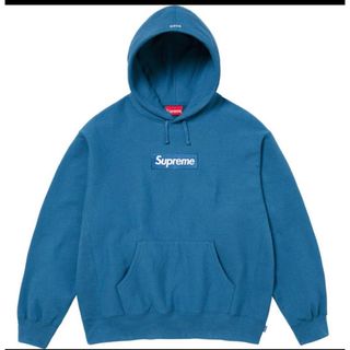 Supreme - 23fw シュプリーム ボックスロゴ パーカー L ブルー