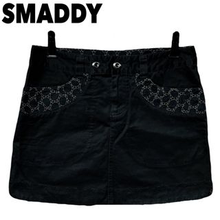 SMADDY - 【希少デザイン】SMADDY スマディー 刺繍レース 台形デニムミニスカート S