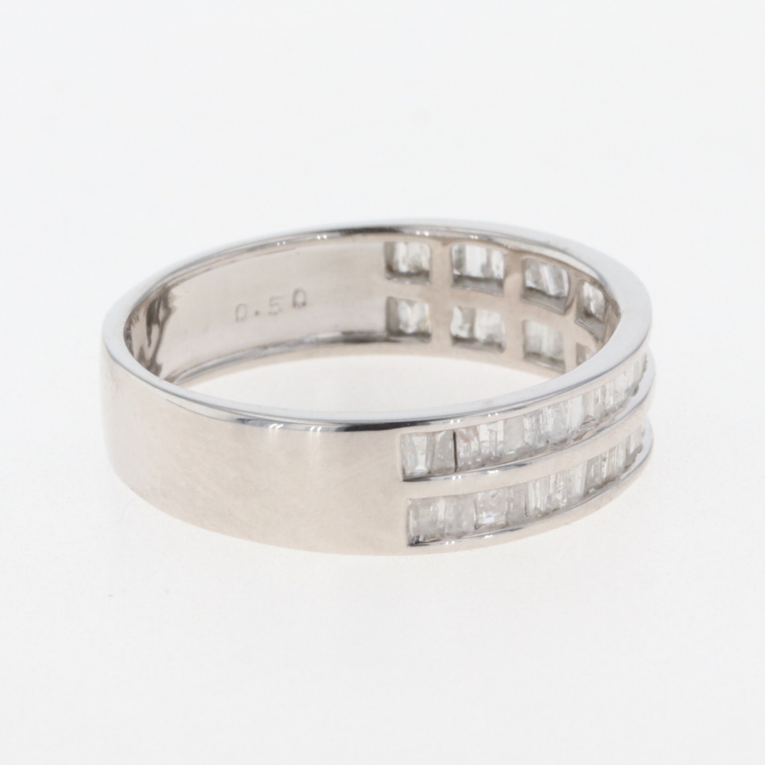 メレダイヤ デザインリング 12号 K18 【中古】 レディースのアクセサリー(リング(指輪))の商品写真