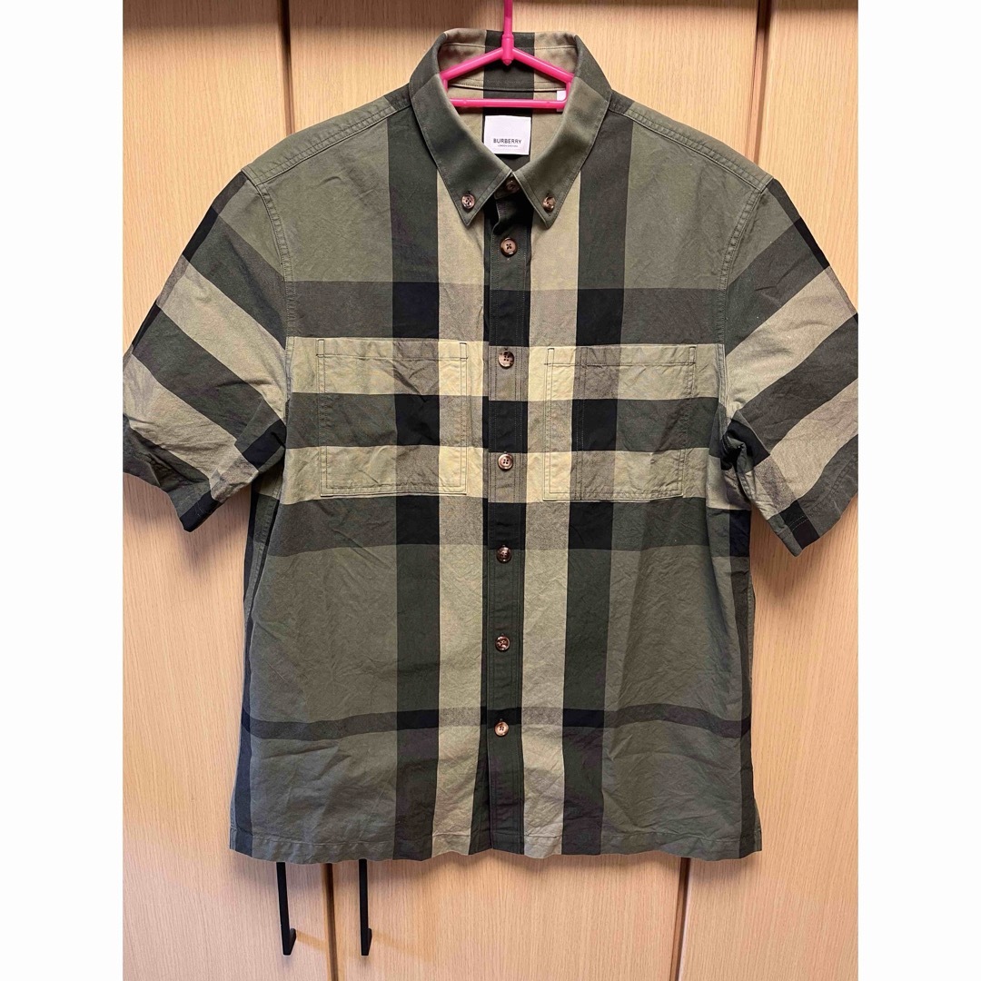 BURBERRY - 正規 22SS BURBERRY バーバリー チェック シャツの BURBERRY - 正規 22SS BURBERRY バーバリー チェック シャツの