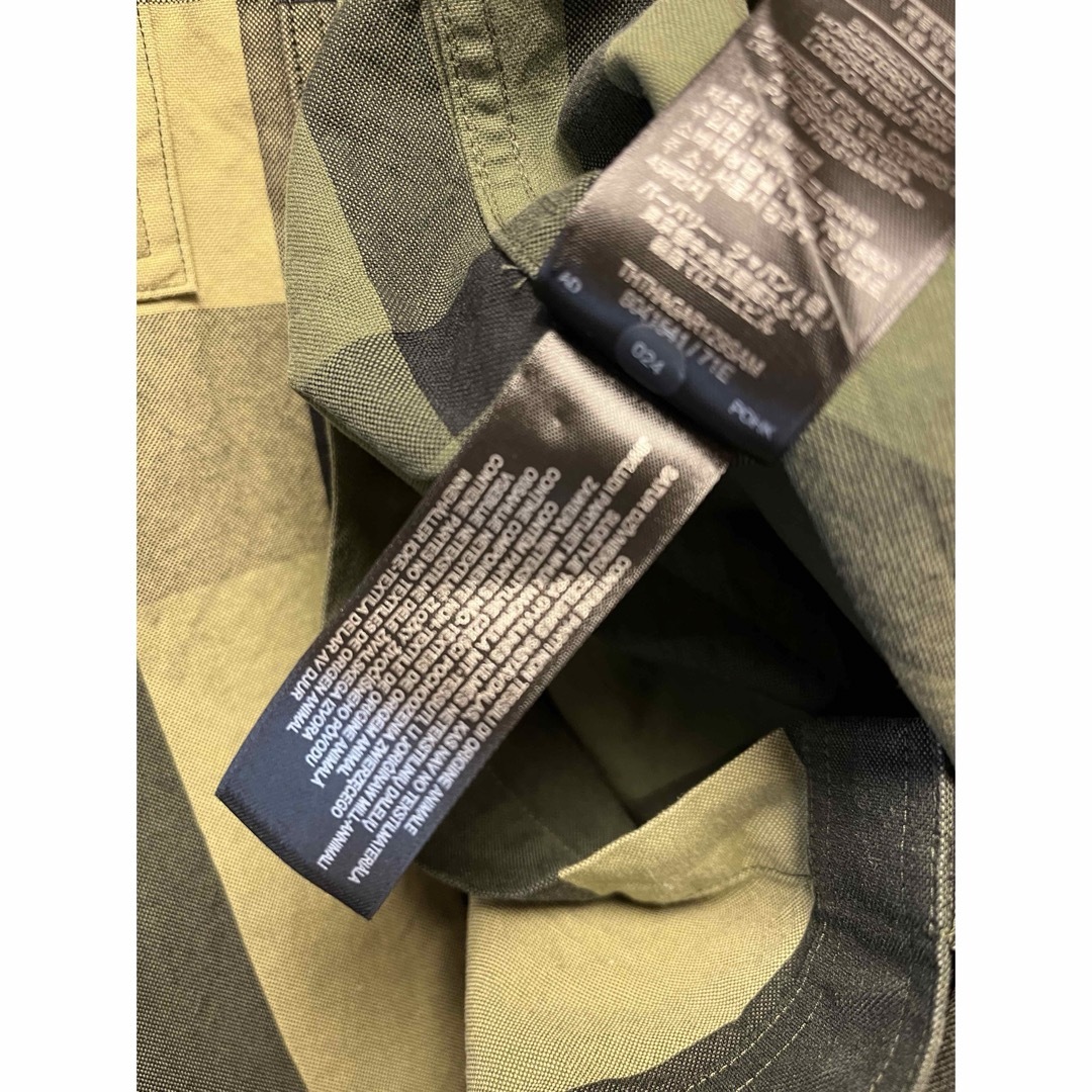 BURBERRY - 正規 22SS BURBERRY バーバリー チェック シャツの BURBERRY - 正規 22SS BURBERRY バーバリー チェック シャツの