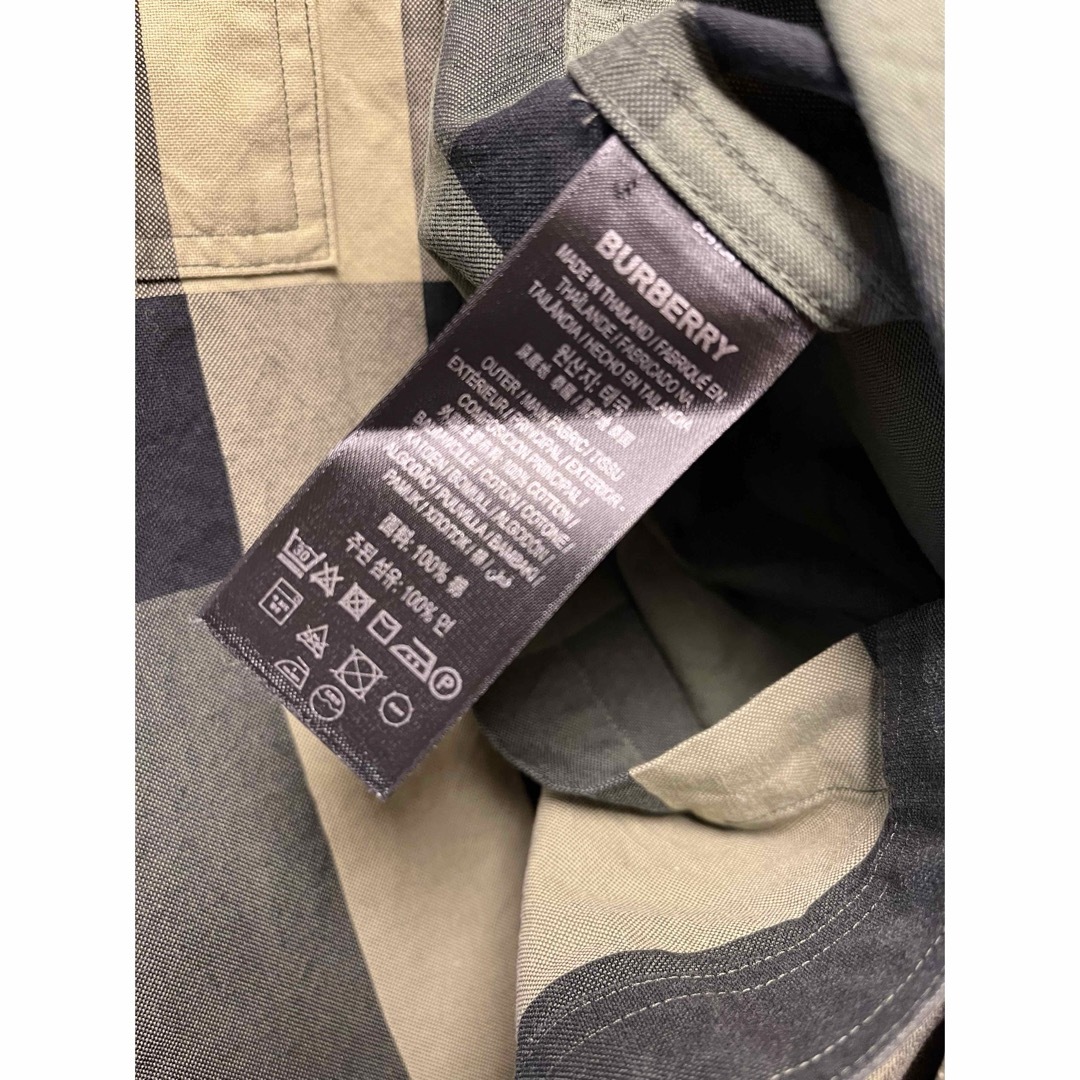 BURBERRY - 正規 22SS BURBERRY バーバリー チェック シャツの BURBERRY - 正規 22SS BURBERRY バーバリー チェック シャツの