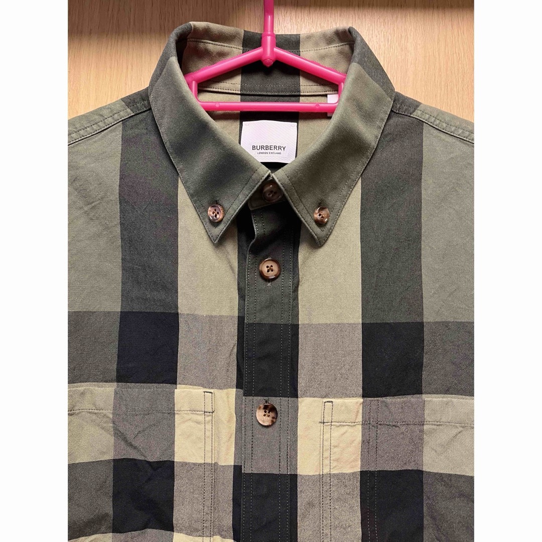 BURBERRY - 正規 22SS BURBERRY バーバリー チェック シャツの BURBERRY - 正規 22SS BURBERRY バーバリー チェック シャツの