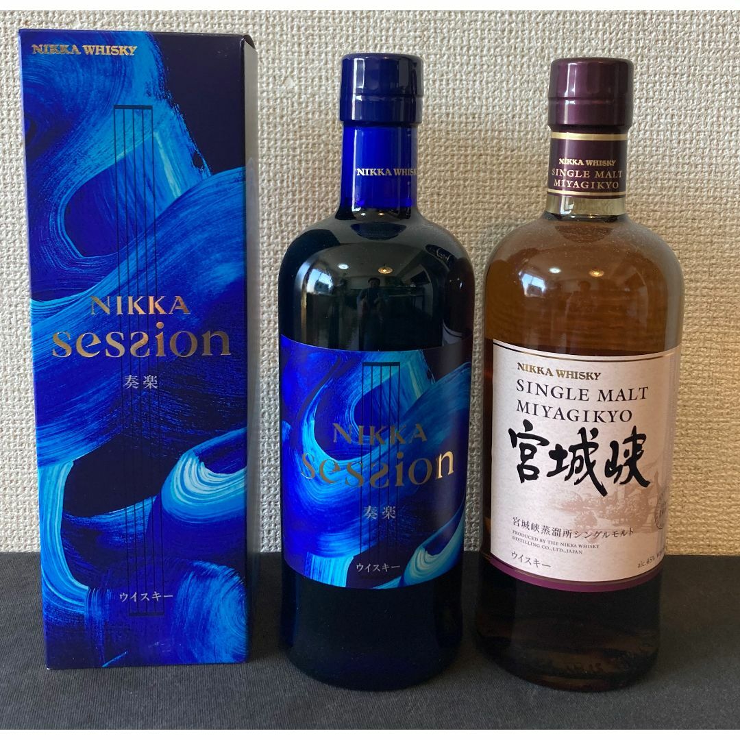 NIKKA ニッカ セッション SESSION & 宮城狭 ウイスキー 食品/飲料/酒の酒(ウイスキー)の商品写真