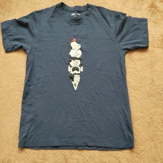 UNIQLO - SNOOPYTシャツブルー