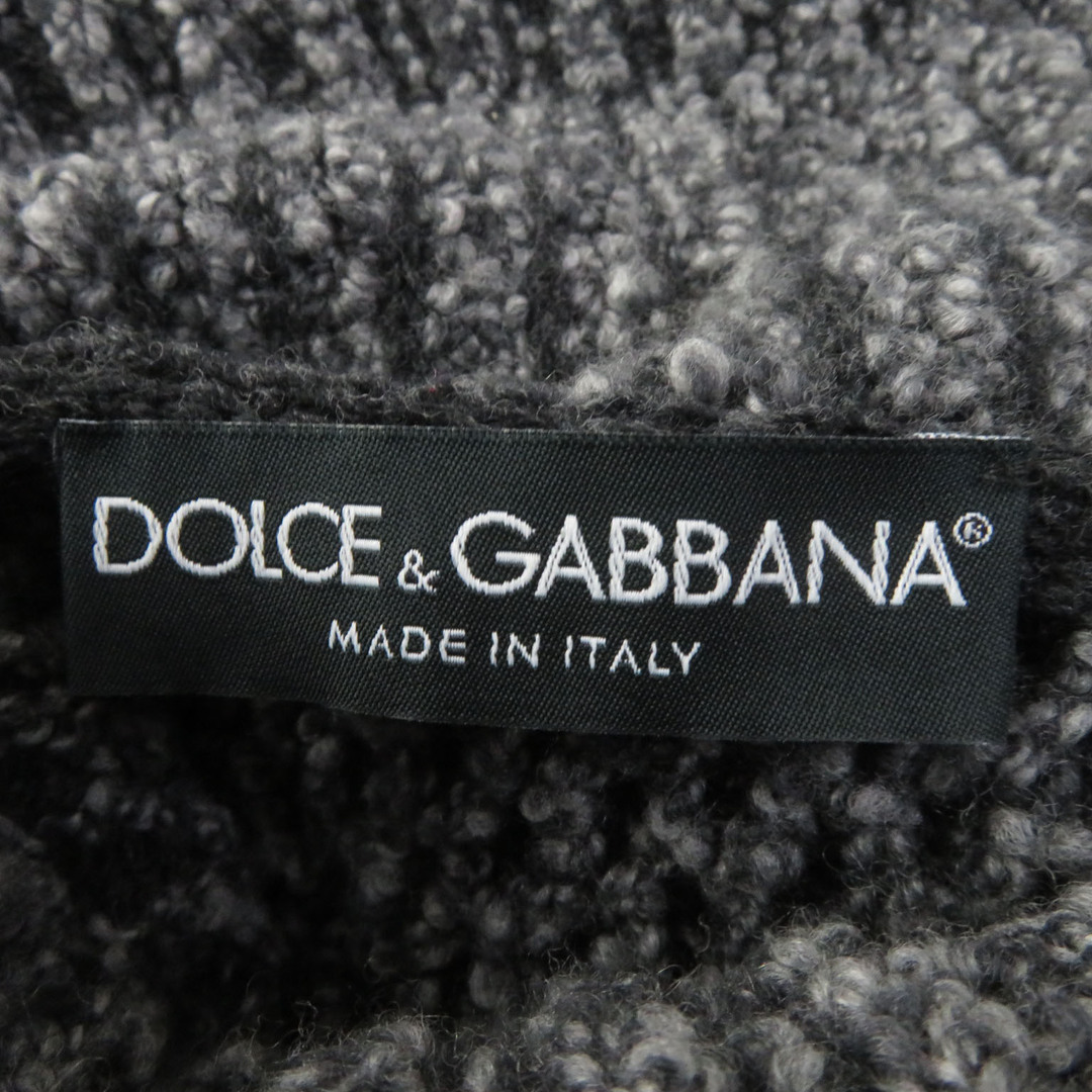 DOLCE&GABBANA(ドルチェアンドガッバーナ)の極美品☆DOLCE&GABBANA ドルチェ＆ガッバーナ ウール カシミヤ混 タートルネック ニット トップス セーター グレー M イタリア製 正規品 レディース レディースのトップス(ニット/セーター)の商品写真